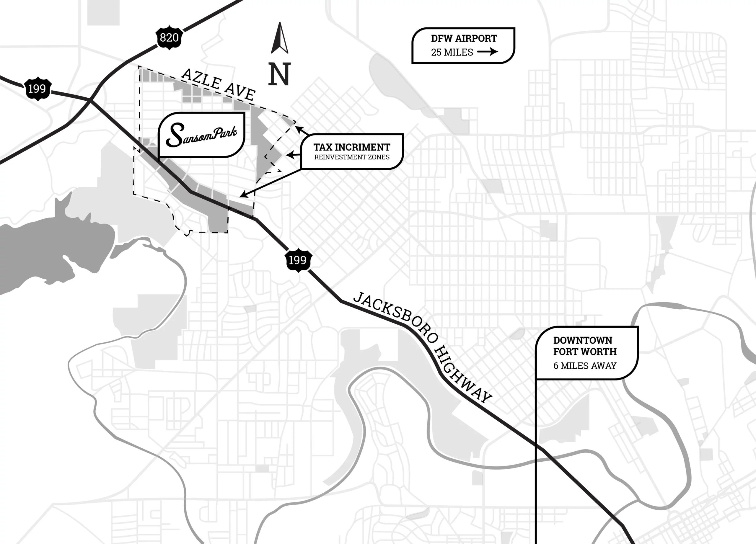 Sansom Park Map Zoomed Out